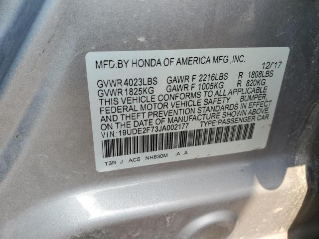 Photo 11 VIN: 19UDE2F73JA002177 - ACURA ILX 