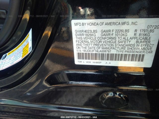 Photo 8 VIN: 19UDE2F74LA008797 - ACURA ILX 