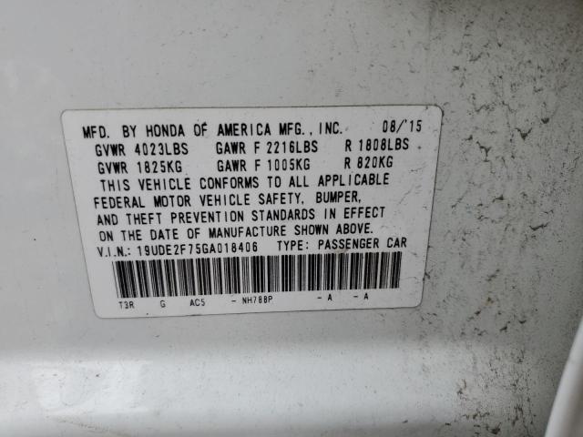 Photo 12 VIN: 19UDE2F75GA018406 - ACURA ILX PREMIU 