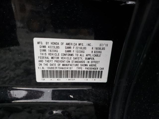 Photo 9 VIN: 19UDE2F75HA004197 - ACURA ILX PREMIU 