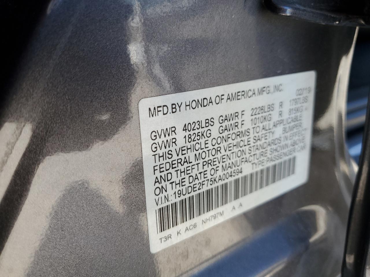 Photo 11 VIN: 19UDE2F75KA004594 - ACURA ILX 