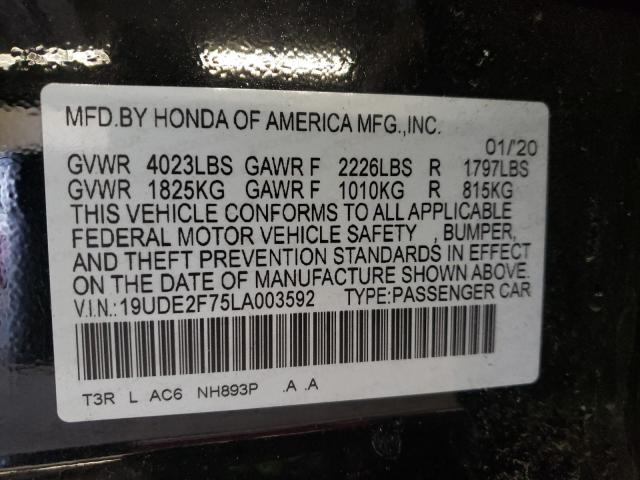 Photo 9 VIN: 19UDE2F75LA003592 - ACURA ILX PREMIU 