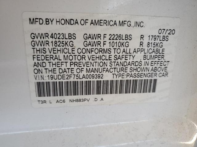 Photo 11 VIN: 19UDE2F75LA009392 - ACURA ILX 