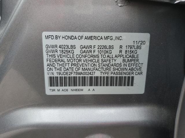 Photo 11 VIN: 19UDE2F75MA002427 - ACURA ILX PREMIU 