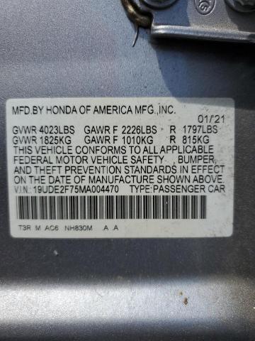 Photo 11 VIN: 19UDE2F75MA004470 - ACURA ILX PREMIU 