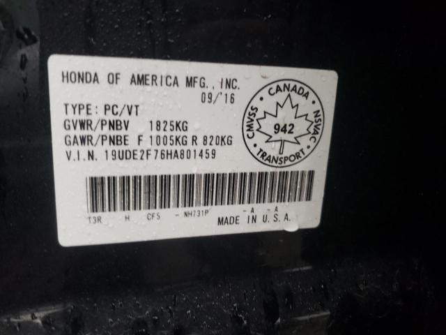 Photo 11 VIN: 19UDE2F76HA801459 - ACURA ILX PREMIU 