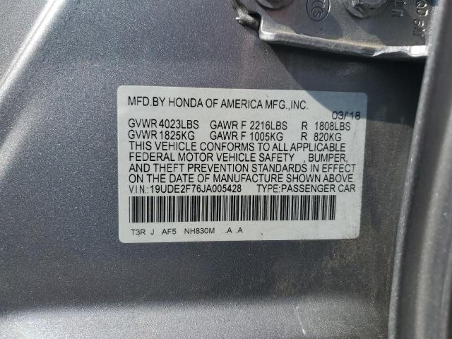 Photo 12 VIN: 19UDE2F76JA005428 - ACURA ILX 