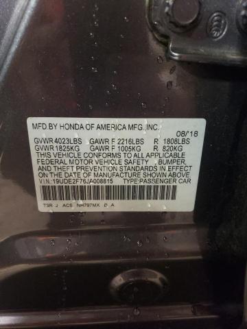 Photo 11 VIN: 19UDE2F76JA008815 - ACURA ILX PREMIU 