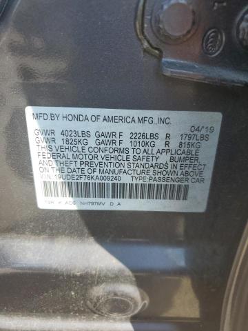 Photo 12 VIN: 19UDE2F76KA009240 - ACURA ILX PREMIU 