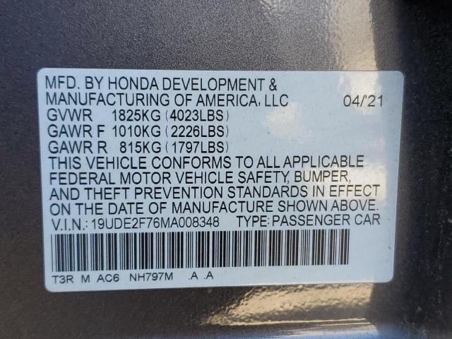 Photo 12 VIN: 19UDE2F76MA008348 - ACURA ILX PREMIU 