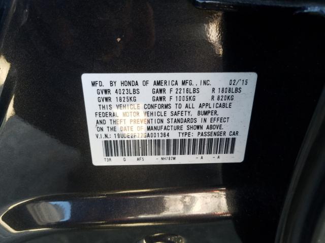 Photo 9 VIN: 19UDE2F77GA001364 - ACURA ILX PREMIU 