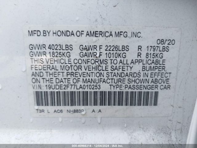 Photo 8 VIN: 19UDE2F77LA010253 - ACURA ILX 