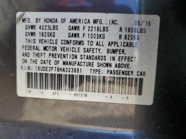 Photo 12 VIN: 19UDE2F78HA003691 - ACURA ILX 