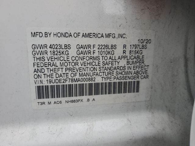 Photo 11 VIN: 19UDE2F78MA000882 - ACURA ILX 