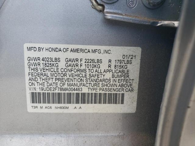 Photo 11 VIN: 19UDE2F78MA004463 - ACURA ILX PREMIU 