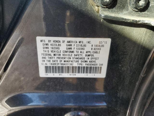 Photo 11 VIN: 19UDE2F79GA001382 - ACURA ILX PREMIU 