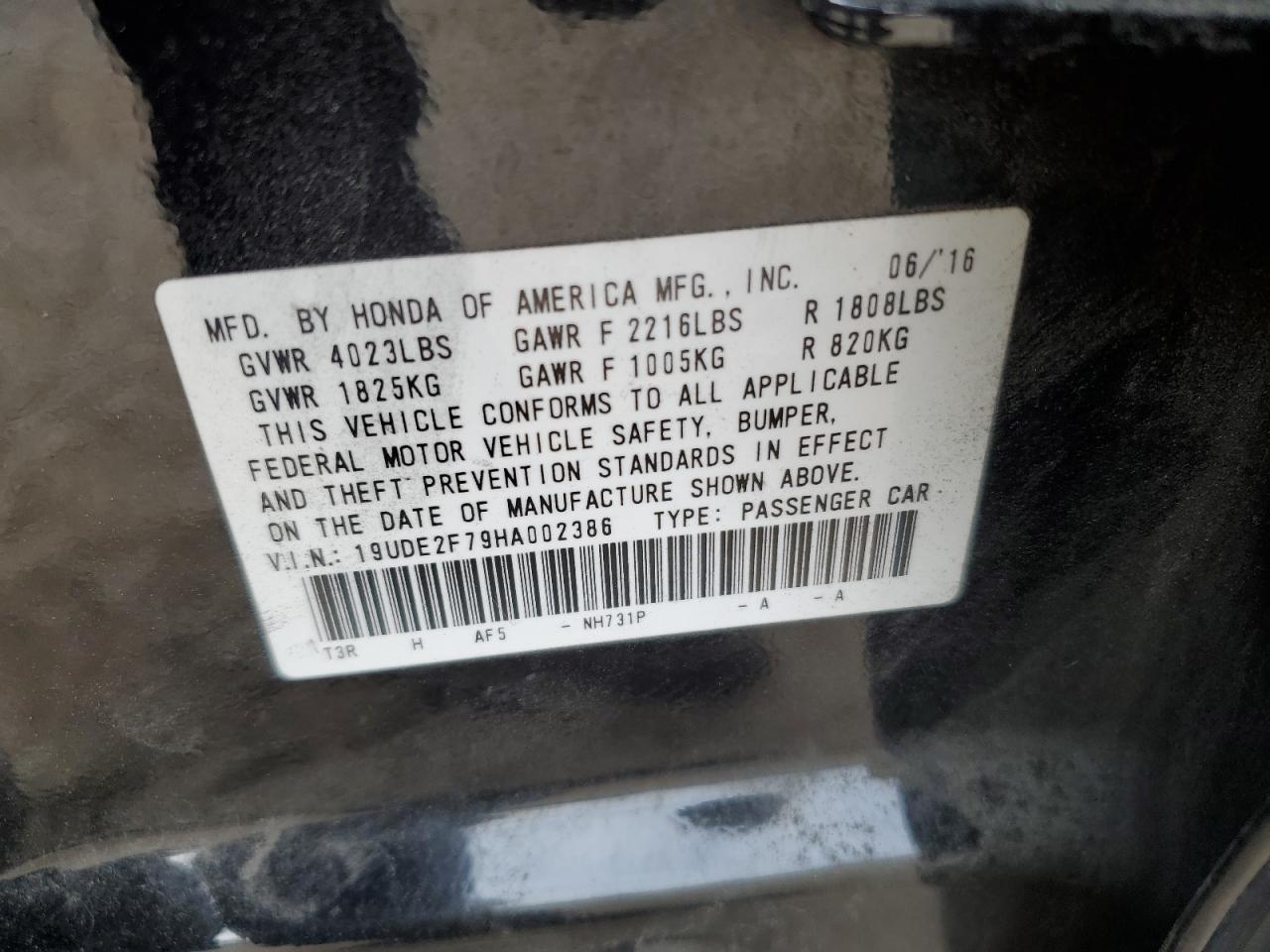 Photo 11 VIN: 19UDE2F79HA002386 - ACURA ILX 