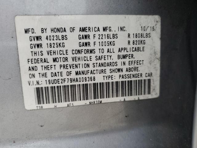 Photo 11 VIN: 19UDE2F79HA009368 - ACURA ILX PREMIU 