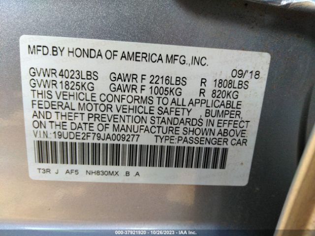 Photo 8 VIN: 19UDE2F79JA009277 - ACURA ILX 