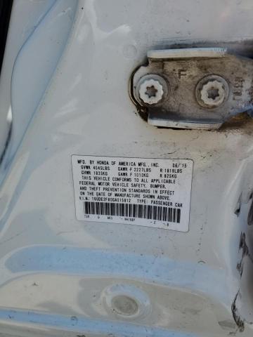 Photo 11 VIN: 19UDE2F80GA015812 - ACURA ILX PREMIU 