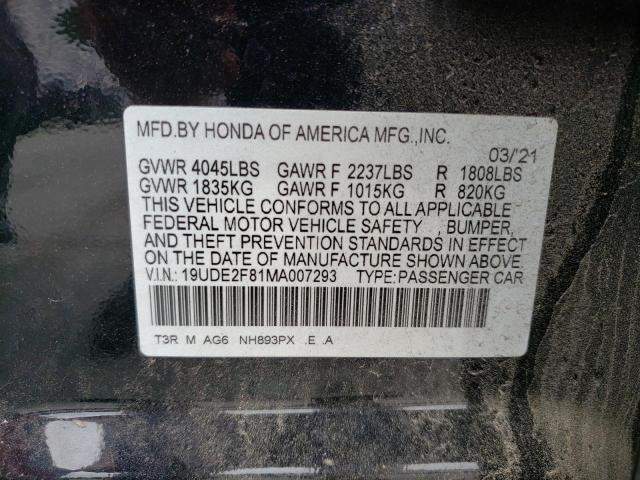 Photo 11 VIN: 19UDE2F81MA007293 - ACURA ILX PREMIU 