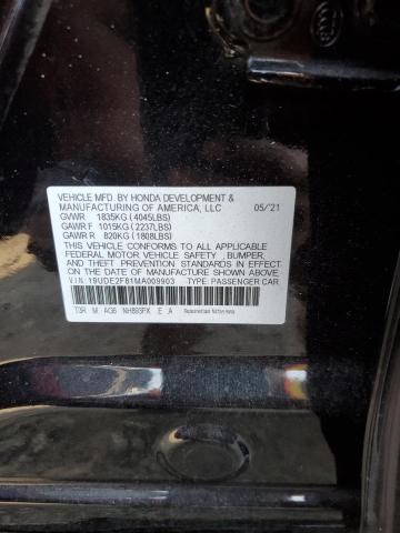 Photo 11 VIN: 19UDE2F81MA009903 - ACURA ILX PREMIU 