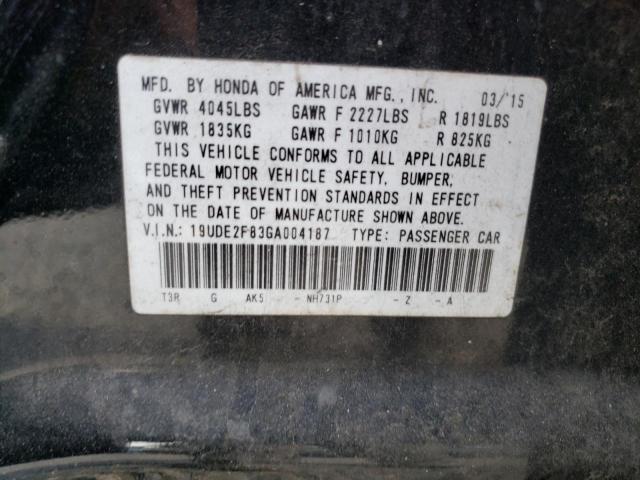 Photo 12 VIN: 19UDE2F83GA004187 - ACURA ILX 