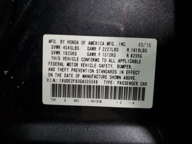 Photo 11 VIN: 19UDE2F83GA005548 - ACURA ILX 