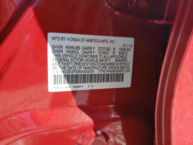 Photo 11 VIN: 19UDE2F83KA003579 - ACURA ILX 