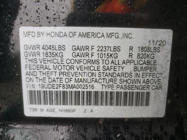 Photo 12 VIN: 19UDE2F83MA002516 - ACURA ILX 