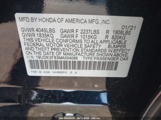 Photo 8 VIN: 19UDE2F83MA004086 - ACURA ILX 