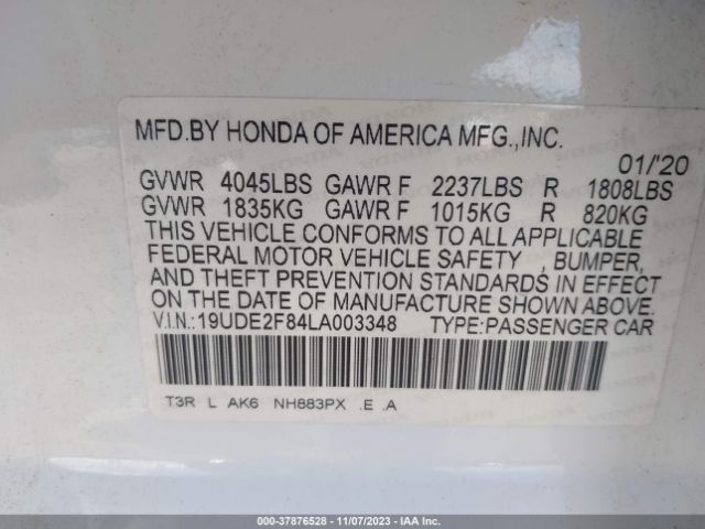 Photo 8 VIN: 19UDE2F84LA003348 - ACURA ILX 