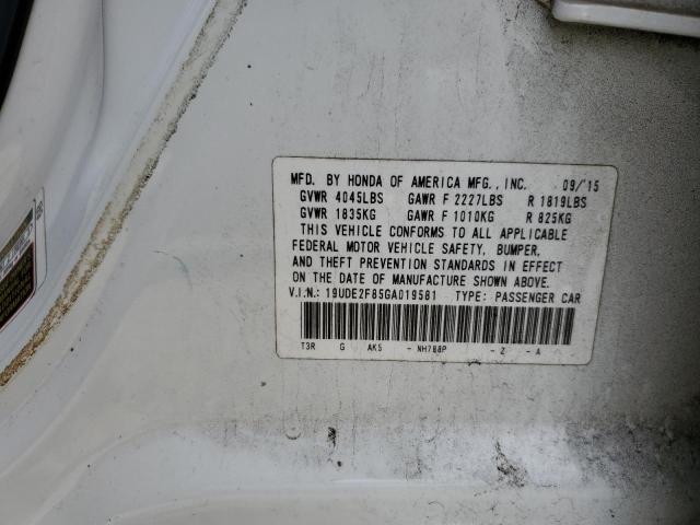 Photo 11 VIN: 19UDE2F85GA019581 - ACURA ILX PREMIU 