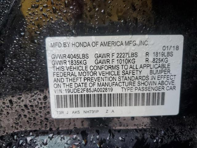 Photo 11 VIN: 19UDE2F85JA002819 - ACURA ILX 