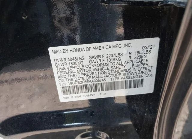 Photo 8 VIN: 19UDE2F85MA006745 - ACURA ILX 