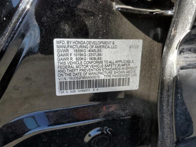 Photo 11 VIN: 19UDE2F85NA005015 - ACURA ILX PREMIU 