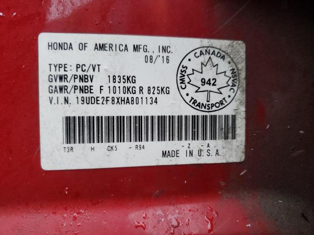 Photo 12 VIN: 19UDE2F8XHA801134 - ACURA ILX PREMIU 