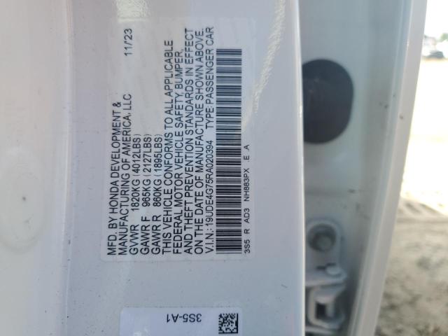 Photo 12 VIN: 19UDE4G75RA020394 - ACURA INTEGRA A- 