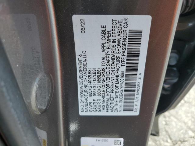 Photo 11 VIN: 19UDE4G76PA001866 - ACURA INTEGRA A- 