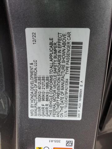 Photo 11 VIN: 19UDE4G78PA015364 - ACURA INTEGRA A- 