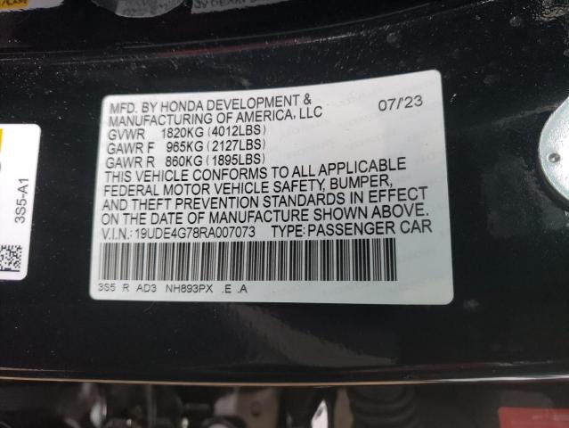 Photo 11 VIN: 19UDE4G78RA007073 - ACURA INTEGRA A- 