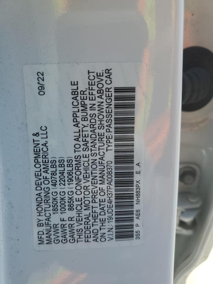 Photo 12 VIN: 19UDE4H37PA008370 - ACURA INTEGRA 