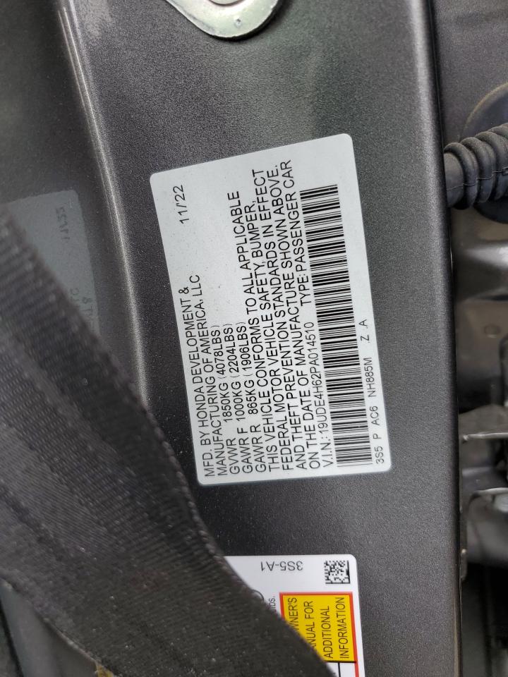 Photo 11 VIN: 19UDE4H62PA014510 - ACURA INTEGRA 