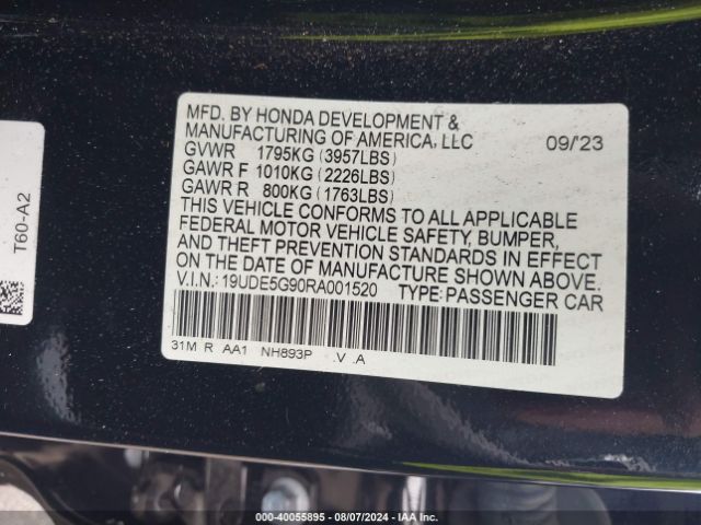 Photo 8 VIN: 19UDE5G90RA001520 - ACURA INTEGRA 