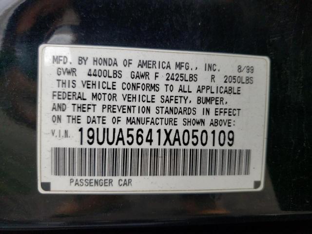 Photo 11 VIN: 19UUA5641XA050109 - ACURA 3.2TL 