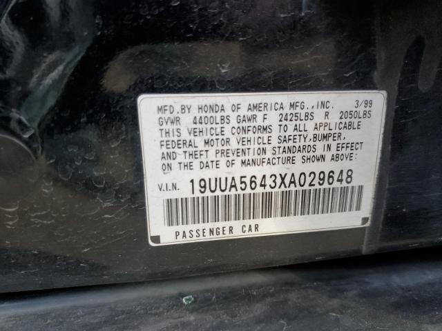 Photo 11 VIN: 19UUA5643XA029648 - ACURA TL 