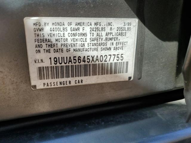 Photo 11 VIN: 19UUA5645XA027755 - ACURA 3.2TL 