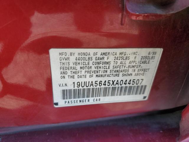 Photo 11 VIN: 19UUA5645XA044507 - ACURA 3.2TL 