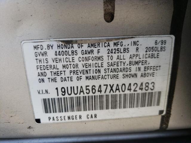 Photo 9 VIN: 19UUA5647XA042483 - ACURA TL 