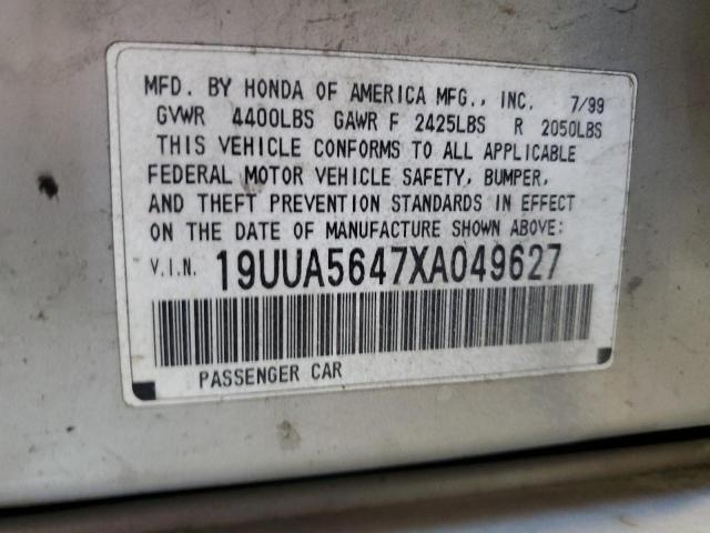 Photo 11 VIN: 19UUA5647XA049627 - ACURA TL 